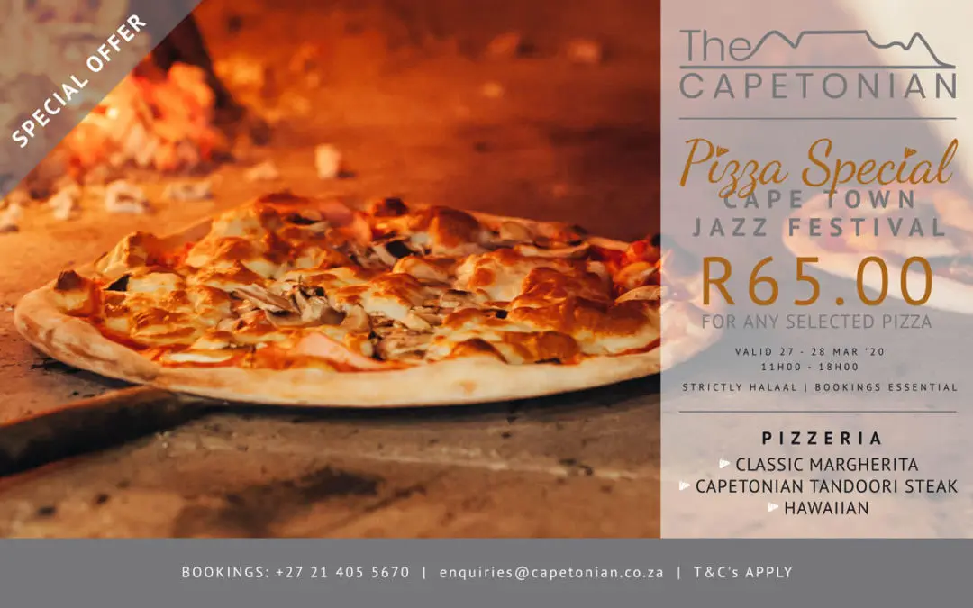 Cape Town Jazz Festival Pizza Special | The Capetonian
